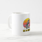 Mug Funny Reaper Scooter Vintage Sunset Conception de (Devant gauche)