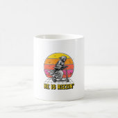 Mug Funny Reaper Scooter Vintage Sunset Conception de (Centre)