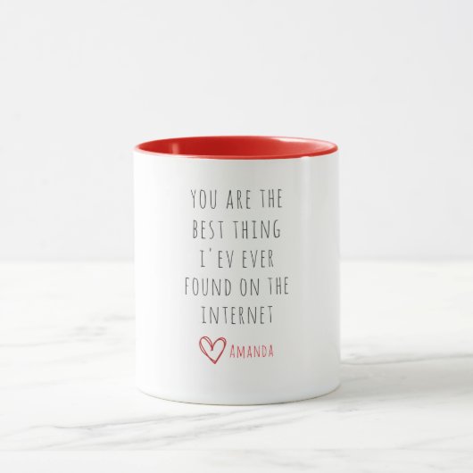 Mug Funny Red Valentine (Centre)