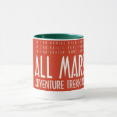 Mug Funny Red White All Mars Trekking Adventure (Centre)