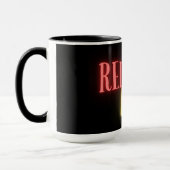 Mug Funny Redneck AF Neon Personnalisé (Gauche)