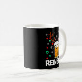 Mug Funny Reinbeer Winedeer Beer Wine Matching Couples (Devant droit)