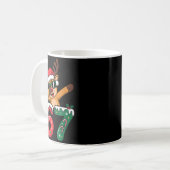 Mug Funny Reindeer Dab Six Seven 67 Christmas Dabbing (Devant gauche)