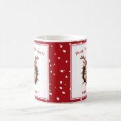 Mug Funny Reindeer Fille Nom Noël (Centre)