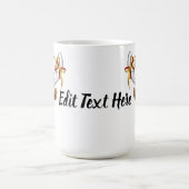 Mug Funny Reindeer Peeking Christmas Meme  (Centre)