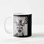 Mug Funny Reindeer Selfie Christmas Santa Funny Kids  (Gauche)