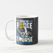 Mug Funny Retired Lice Officer Golf Retirement Gift  (Gauche)