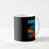Mug Funny Retired Snow Plow Veteran Winter Clearing Hu (Devant droit)