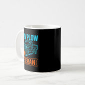Mug Funny Retired Snow Plow Veteran Winter Clearing Hu (Devant gauche)