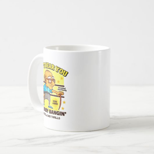 Mug Funny Retirement Bold Inappropriate Funny Gag Gift (Devant gauche)