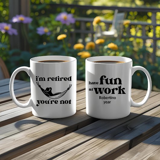 Mug Funny Retirement Farewell Gift For Coworkers
