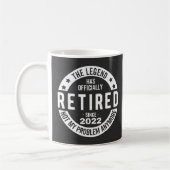 Mug funny retirement, retired, retired firefighter, re (Gauche)