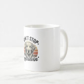 Mug Funny Retriever Chien Gravure Vintage Graphique Te (Devant droit)
