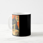Mug Funny Retro Anime Cat Ramen Japanese Cat Graphic A (Devant gauche)