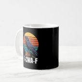 Mug Funny Retro F-Caw-F Bird Crow Crow Bird  (Devant gauche)
