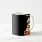 Mug Funny Retro Folklore Skeleton Horse Mari Lwyd Yule (Devant droit)