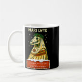 Mug Funny Retro Folklore Skeleton Horse Mari Lwyd Yule (Gauche)