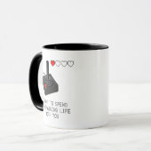 Mug Funny Retro Gamer Valentine Love (Devant gauche)