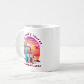 Mug Funny Retro Gaming 80s Arcade 8-Bit Gamer Humour (Devant gauche)