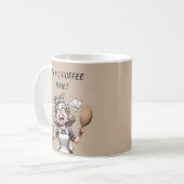 Mug Funny retro lady customizable (Devant gauche)