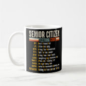 Mug Funny Retro Senior Citizen S Texting Code 4 Elderl (Gauche)