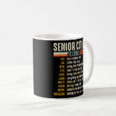 Mug Funny Retro Senior Citizen S Texting Code 4 Elderl (Devant droit)
