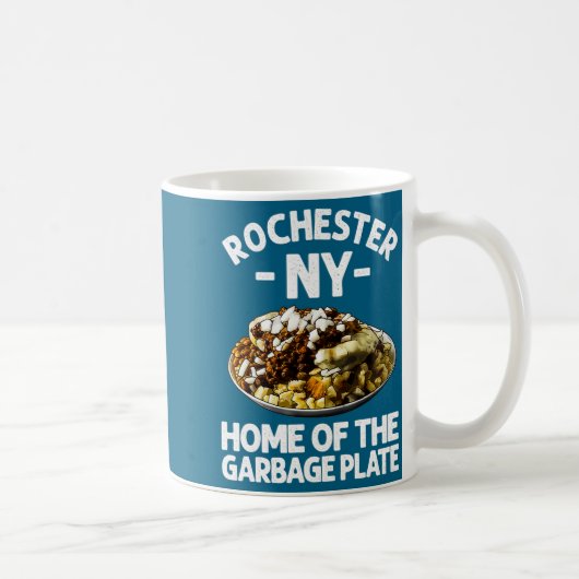 Mug Funny Rochester Ny Garbage Plate Gift Cool New Yor (Droite)