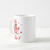 Mug Funny Rooster F-caw-f Valentines Day Chicken Fcawf (Devant gauche)