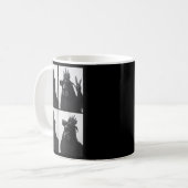Mug Funny Rooster With Sungles Photobooth Selfie Farm (Devant gauche)