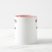 Mug Funny rose magique Sirène Flamant rose Mermingo (Centre)