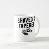 Mug Funny Running Shaved Tapered Distance Runner (Devant droit)