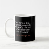 Mug Funny Said No Genealogist Ever Quote Gift (Gauche)