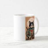 Mug Funny samurai cat (Devant droit)