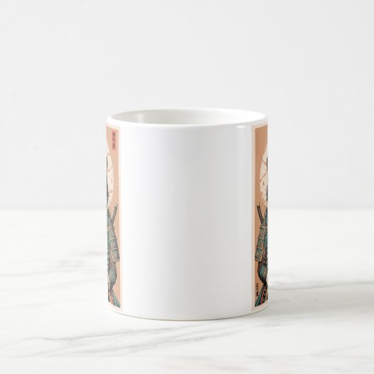 Mug Funny samurai cat (Centre)