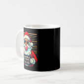 Mug Funny Santa Breaking And Entering Christmas  (Devant gauche)