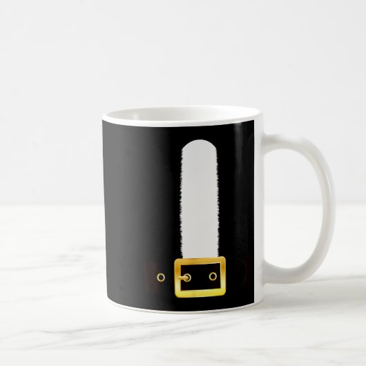 Mug Funny Santa Claus Christmas Eve Morning Suit Belt (Droite)