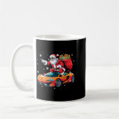 Mug Funny Santa Driving Srt Car Xmas Pajama Christmas (Gauche)
