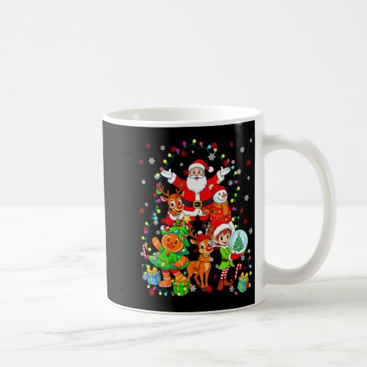 Mug Funny Santa Elf Snowman Reindeer Gingerbread Chris (Droite)