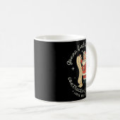 Mug Funny Santa Gonna Find Out Who's Is Contracting To (Devant droit)