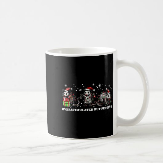 Mug Funny Santa Ossums Overstimulated But Festive Xmas (Droite)