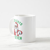 Mug Funny Santa Says Six Seven Christmas 67 Meme Xmas (Devant gauche)