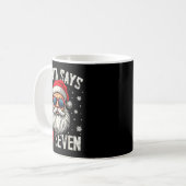 Mug Funny Santa Says Six Seven Christmas 67 Meme Xmas (Devant gauche)