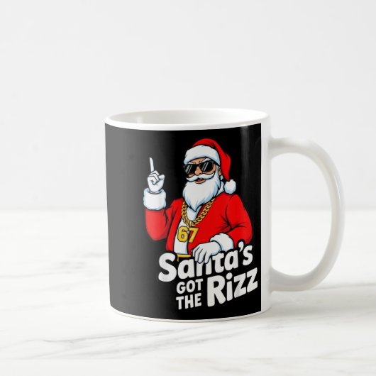 Mug Funny Santa's Got The Rizz Christmas Meme 67  (Droite)