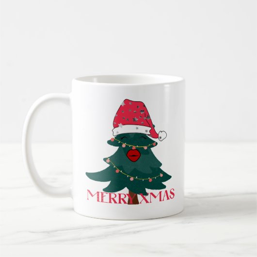 Mug Funny sapin de Noël (Gauche)