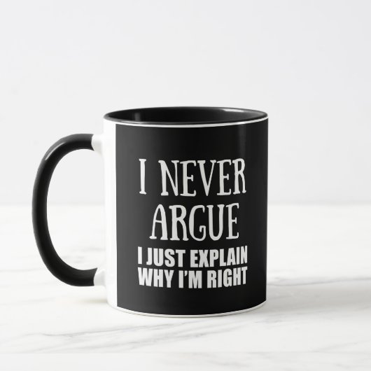 Mug Funny sarcastique cite humour adulte sarcasme (Gauche)