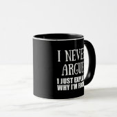 Mug Funny sarcastique cite humour adulte sarcasme (Devant droit)