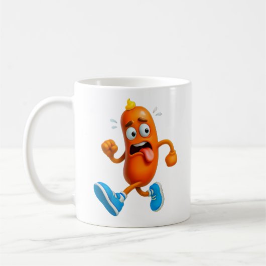 Mug Funny Sausage Panic (Gauche)