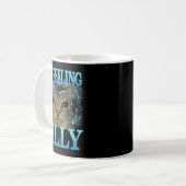 Mug Funny Saying Cat Lover I'm Feeling Silly Cat Meme (Devant gauche)