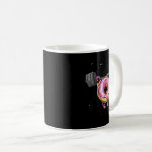 Mug Funny Saying Donut Give Up Gym Weight Lifting Work (Devant droit)
