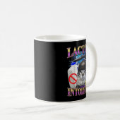 Mug Funny Saying Lactose Intolerant Silly Cat Meme Cat (Devant droit)